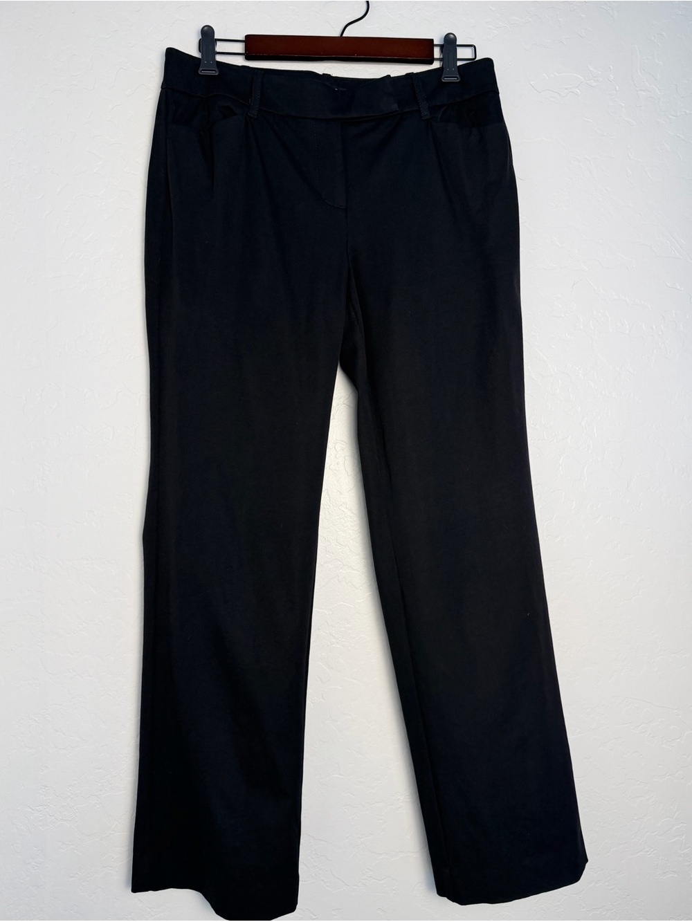 Talbots Women's 8P Black Straight-Leg Trousers professional Office Business Wear